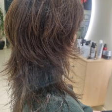 Cabelo ondulado loiro - Dulcídia Monteiro